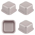 thumbnail image 1 of CHEFMADE Mini Brownie Cake Pan Set, 2.4-inch 4Pcs Non-Stick Square Muffin Pan Blondie Bakeware, Dishwasher Safe for Oven & Instant Pot Baking (Champagne Gold), 1 of 9