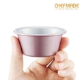 thumbnail image 1 of CHEFMADE Mini Pudding Pan, 3-Inch 1Pcs Non-Stick Egg Tart Mold Round Mini Cake and Loaf Bakeware for Oven and Instant Pot Baking (Champagne Gold), 1 of 1
