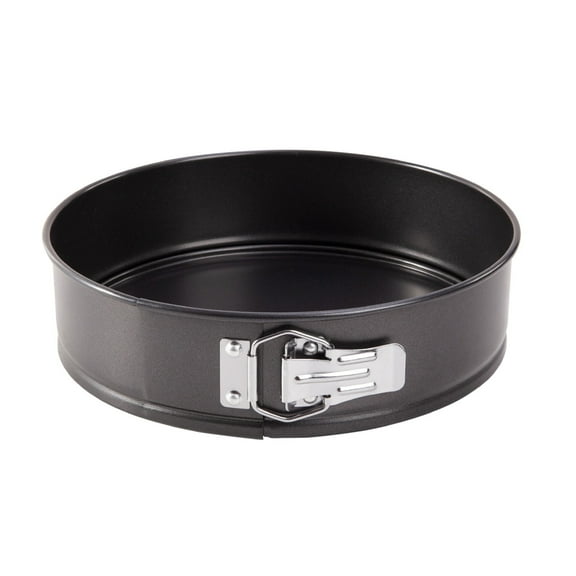 CHEFMADE Non-Stick 10-inch Round Springform Cake Pan Cheesecake Leak Proof Baking Pan(Black)