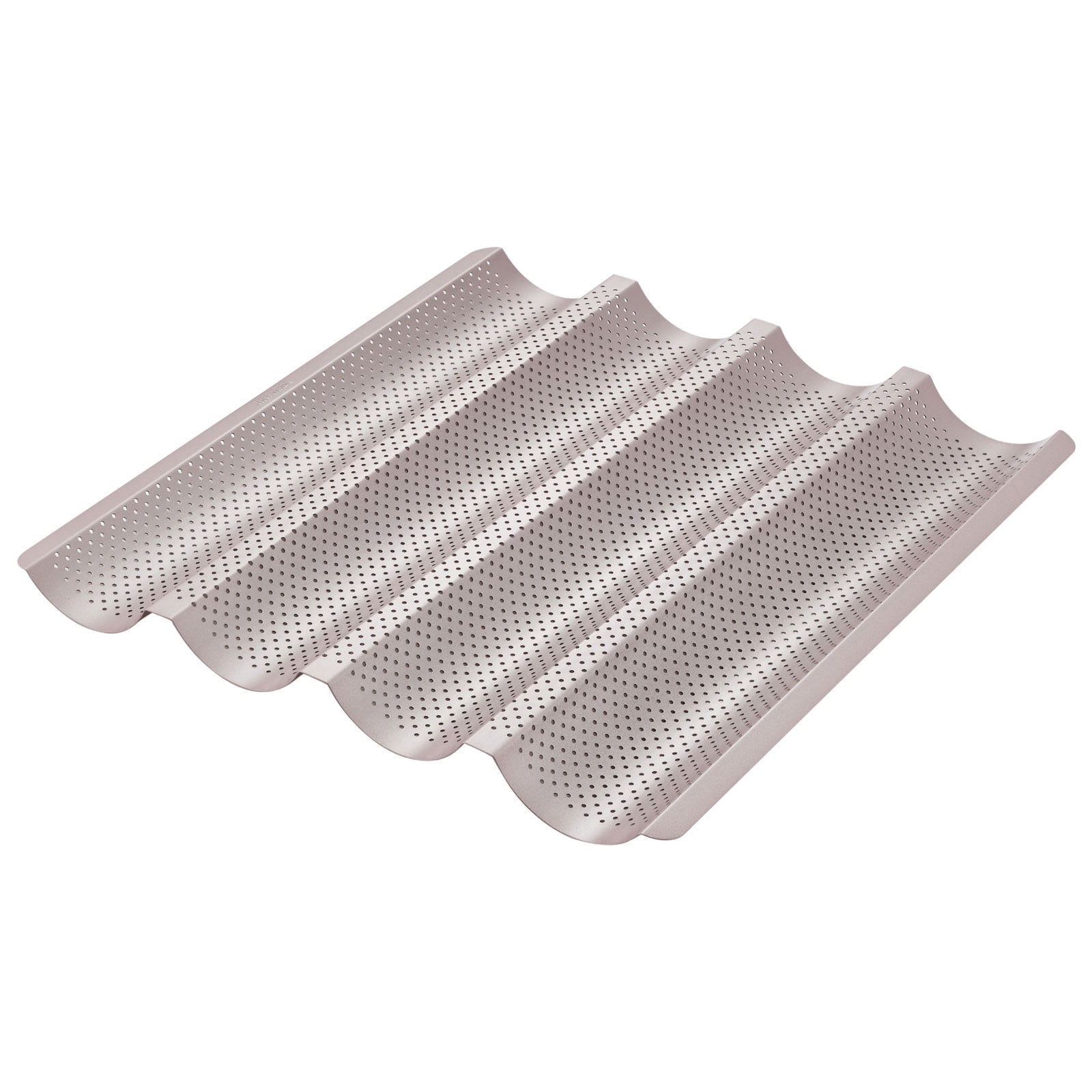 Chefmade Perforated Baguette Pan, 4 Wave Loaves, 15-Inch Ultra ...
