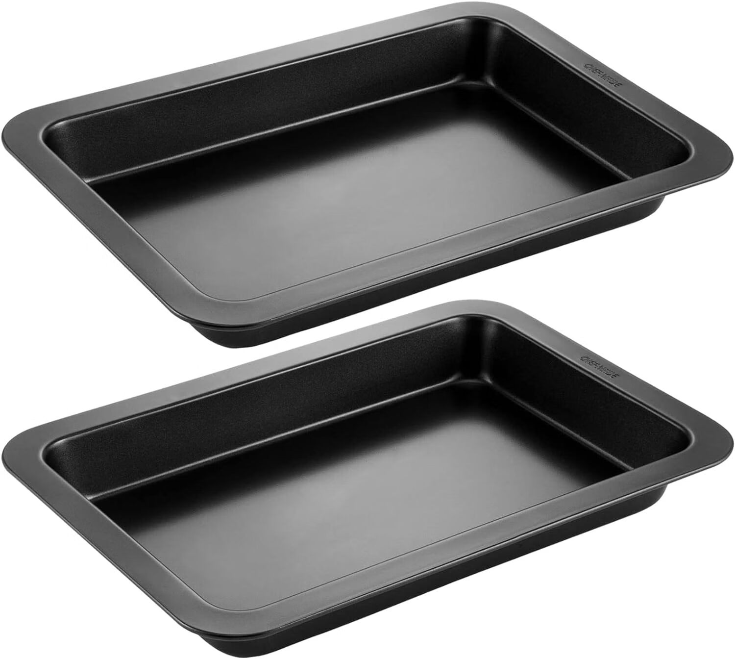 CHEFMADE Rectangular Cake Pan, Nonstick 10.8 Inch Oblong Cake Pan, 7" x 10.8", Set of 2