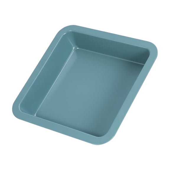 CHEFMADE Square Cake Pan, 9-inch Bakeware Non-Stick Carbon Steel Pan Deep Dish Oven Baking Mold Baking Tray Ovenware for Cakes, Bread, Pizza, Cookies(Green)