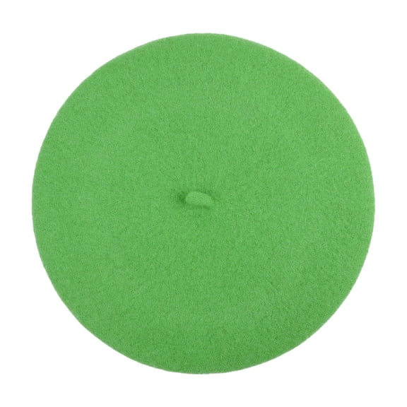 CHEGUTA Beret Hats for Women Wool Hat French Fashion Ladies Caps Girls Lady Solid Color Hats Green-1