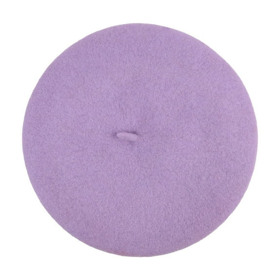 CHEGUTA Beret Hats for Women Wool Hat French Fashion Ladies Caps Girls Lady Solid Color Hats Purple