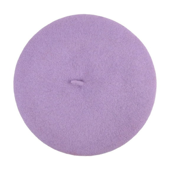 CHEGUTA Beret Hats for Women Wool Hat French Fashion Ladies Caps Girls Lady Solid Color Hats Purple