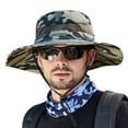 thumbnail image 1 of CHEGUTA Bucket Hats for Men Sun Long Large Wide Brim Mesh Hat Outdoor Sports Cap Hiking Camouflage Hats Khaki, 1 of 4