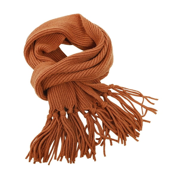 CHEGUTA Neck Scarf for Women Winter Scarf,Winter Solid Knit Feel Pashmina Wraps Ladies Long Large Tassel Warm Light Scarf Shawl