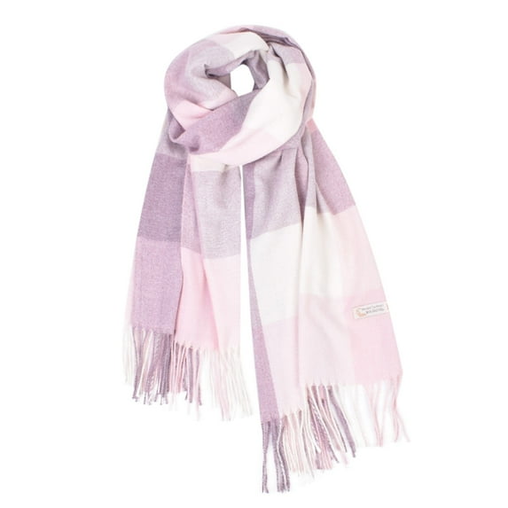 CHEGUTA Neck Scarf for Women Winter Scarf,Women's Autumn Winter Solid Color Thick Warm Fringe Shawl Scarves