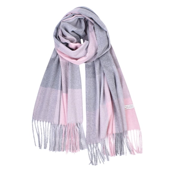 CHEGUTA Neck Scarf for Women Winter Scarf,Women's Autumn Winter Solid Color Thick Warm Fringe Shawl Scarves