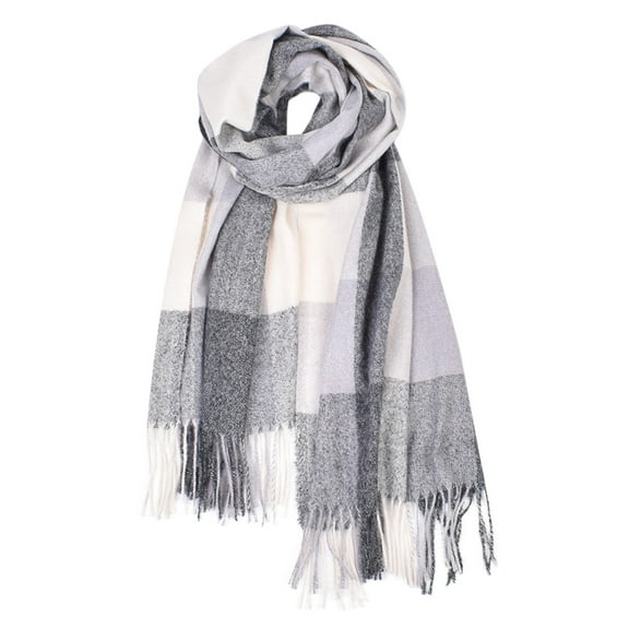 CHEGUTA Scarf for Women Winter Scarf,Women's Autumn Winter Solid Color Thick Warm Fringe Shawl Scarves