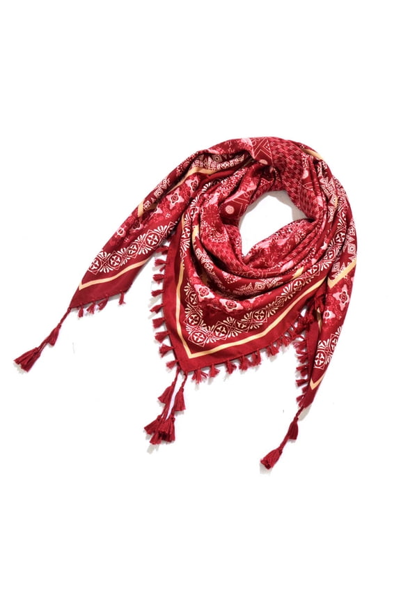 Scarf for Women Winter Scarf,Women's Bohemian Ethnic Style Tie Tassel Large Scarves