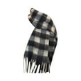 thumbnail image 1 of CHEGUTA Scarf for Women Winter Scarf,Women's Woven Knitted Colourful Check Pattern Long Thick Fringes Winter Warm Scarf, 1 of 4