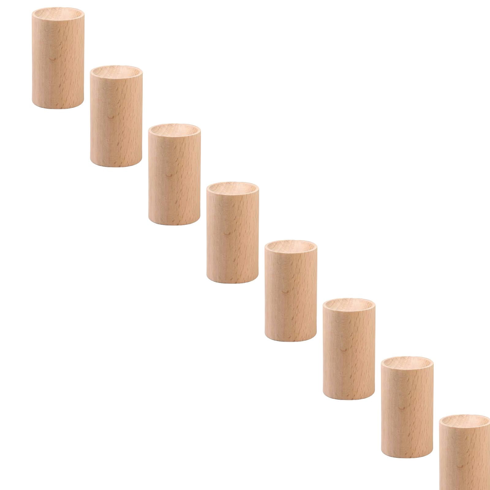 Pcs Diffuser CHELIASD 10Pcs Diffuser Wood Car Aromatherapy Solid Wood Decorative ...