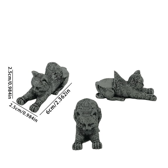 CHELIASD 3Pcs Cute Animal Figures Resin Plant Pot Feet, WeatherResistant Outdoor Pot Support Elevator, Decorative Plant Stand Feet for Garden Patio