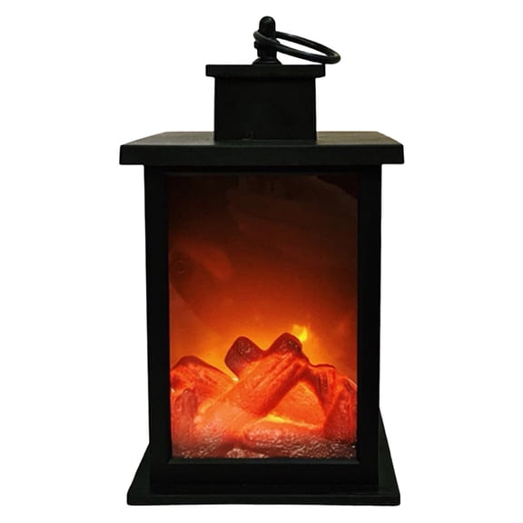 CHELIASD Christmas Ornament LED Fireplace Flame Effect Lamp Portable Tabletop Artificial Fireplace Lights Decoration for Bar Festival Desktop Bedroom Living Room Wedding Christmas Decor