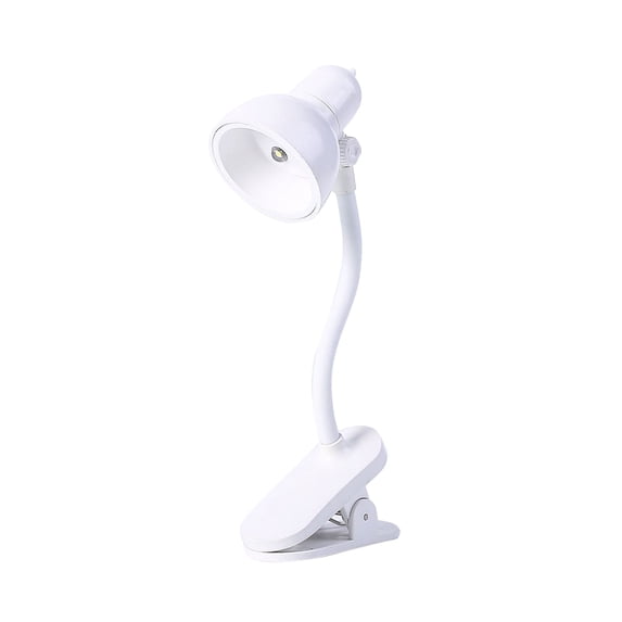 CHELIASD Desk Lamp for Home Office - Clip on Reading Light and Bed Headboard Clamp Lamp, Bedside Table Lamp, Clip on Desk Lamps, Eye-Caring Desk Lamp for College Dorm Room Study Lamp
