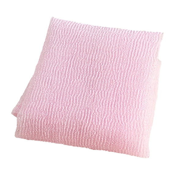 CHELIASD Exfoliating Washcloth, 39 Inch Exfoliating Bath Cloth Body Scrubber Wash Cloths for Showering Towel Japanese Washcloth Loofah Sponge Net Rag Back Washer