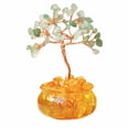 thumbnail image 1 of CHELIASD Feng Shui Citrine Money Tree Decorative Crystal Bonsai for Home and Office, LuckyWealth Tree with Base Gold Coin and Amulet, Small Desktop Fortune Ornament Requires, 1 of 7