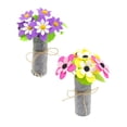 thumbnail image 1 of CHELIASD Multi-Functional DIY Bouquet Kit, 2-Pieces Artificial Flower Cutting and Craft Set for Touch-Enhanced Home Decor, An Engaging Mother's Day Activity and Gift, 1 of 7