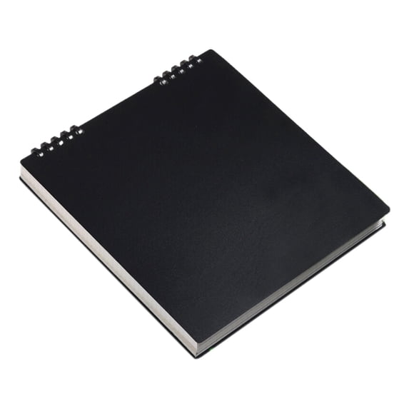 CHELIASD Refillable Top Bound Spiral Notebook, Large Writing Journal with Thick Waterproof Plastic Hardcover, Versatile for School and Office Supplies