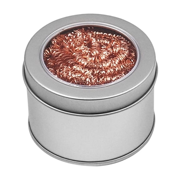 CHELIASD Soldering Iron Tip Cleaner – Copper Mesh Cleaning Ball for Desoldering, Removes Dross & Residue, Reusable Metal Filter for Soldering Nozzle