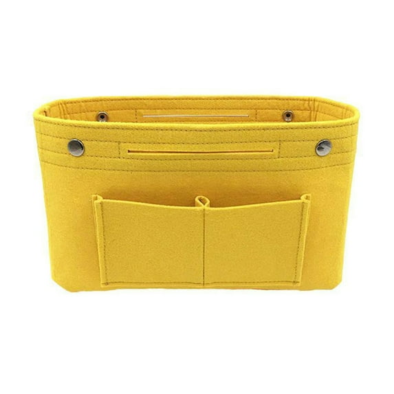 CHELIASD Women’s Multi-Pocket Purse Organizer Insert, UniversalAdjustable Size Handbag Divider, Tote Clutch Organizer for Cosmetics Phone Wallet