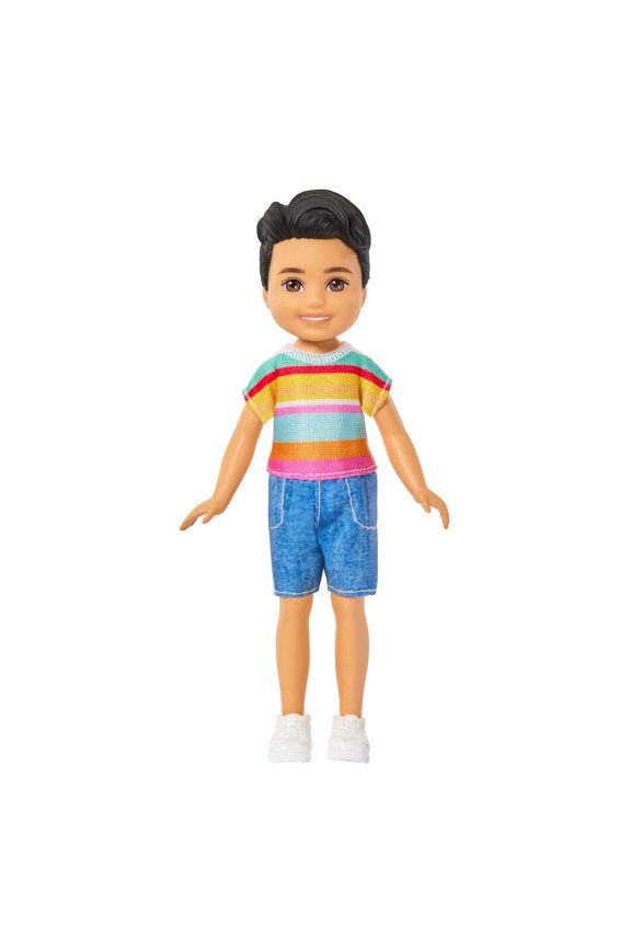 Club Chelsea Koji Boy Small Doll, 6-Inch with Brunette Hair in Removable Outfit & Shoes