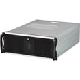 thumbnail image 1 of CHENBRO RM41300-FS81 Black Steel / Plastic 4U Rackmount Server Case for Tesla GPU 3 External 5.25" Drive Bays, 1 of 8