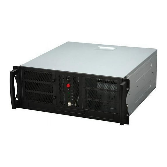 Chenbro RM42300 Rackmount Enclosure - Rack-mountable - Steel - 4U - 10 x Bay - 1 x Fan(s) Installed - Micro ATX, ATX, SSI CEB Motherboard Supported - 3 x Fan(s) Supported - 4 x External 5.25" Bay