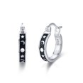 thumbnail image 1 of Midir&Etain Sun and Moon Earrings 925 Sterling Silver Star Hoop Huggie Earrings Hypoallergenic Moon Sun Star Jewelry Mothers Day Gifts for Women, 1 of 7