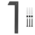 thumbnail image 1 of CHENGSI 12 Inch Modern House Numbers Black Large Address Numbers for Outside Waterproof ABS Doorplate Decoration with Mounting Hardware for Home Mailbox Fence, 1 of 7
