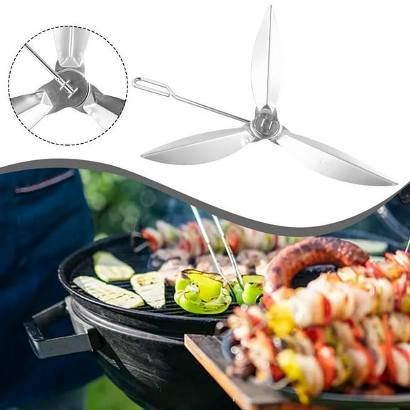 CHENGSI 22-1/2Inch for Weber Grill Replacement Cleaning Kit, Compatible with for Weber 7444 & 7403,Silver Metal Ventilation Control for 22In Kettle Grills,Includes 3 Damper Blades,1 Lever,2 Hardware