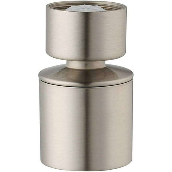 CHENGSI for 360 Degree Rotating Kitchen Faucet Aerator, Swivel End Diffuser Female Thread Adapter, Water Saving Tap Sprayer with Dual Flow Design, Brass Construction