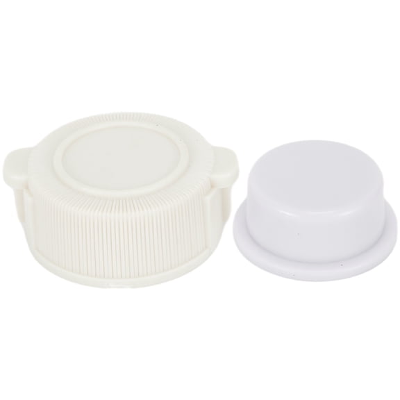 CHENGSI for Above-Ground Pool Replacement Parts Set - Exhaust Valve Cap & Drain Plug With Washer for Pools 42\" and Above - Compatible with for Part No. 10043 & 10044 - White (1 Set)