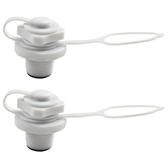 CHENGSI for Air Cap Screw Valve Replacement for Premium Riviera Vegas Hot Tub Spa Inflatable Models BW54112 Compatible with for Later Styles Single or 3 Valves PVC White Black 22mm Diameter