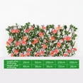 thumbnail image 1 of CHENGSI for Expandable Wood Trellis with Artificial Flowers and Leaves, Decorative Garden Wall Fence for Balcony, Courtyard, Stairs, Home Decor, Privacy Screen, 40cm Height, 1 of 6