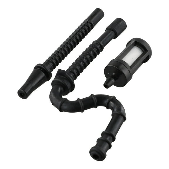 CHENGSI for Gas Fuel Hose Line Filter Impulse Line Kit Compatible with for MS260 024 026 034 036 Chainsaws Replacement Part for 1121 358 7700 ABS Plastic Easy Install