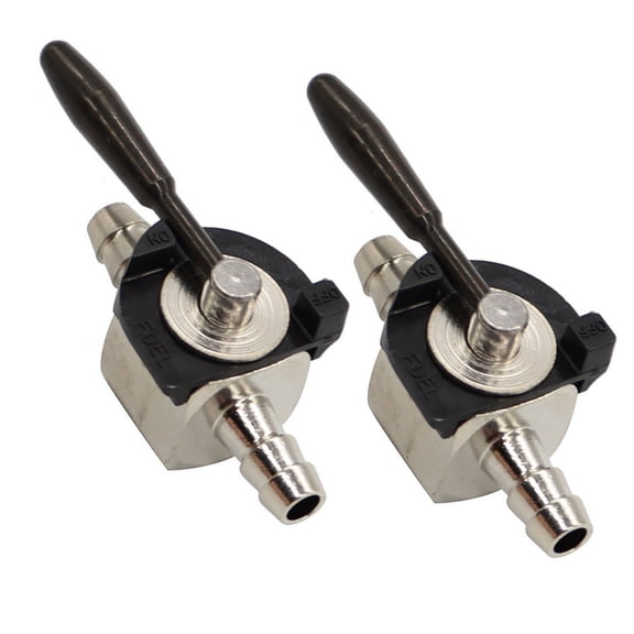 CHENGSI for Heavy Duty Fuel Gas Shut-Off Valve 1/4 Inch Steel In-line Cut-Off for Kart Mower Scag 48568 Oregon 07-403 Rotary 868 Lawn Mower Parts Replacement (2 Pack)