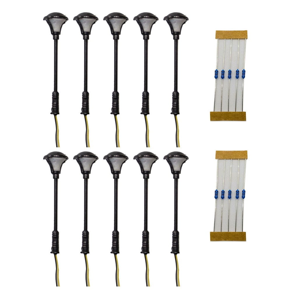 Led Model Lamps CHENGSI LED Lantern Model Making Lights Set - 10 Metal Lamps with ...