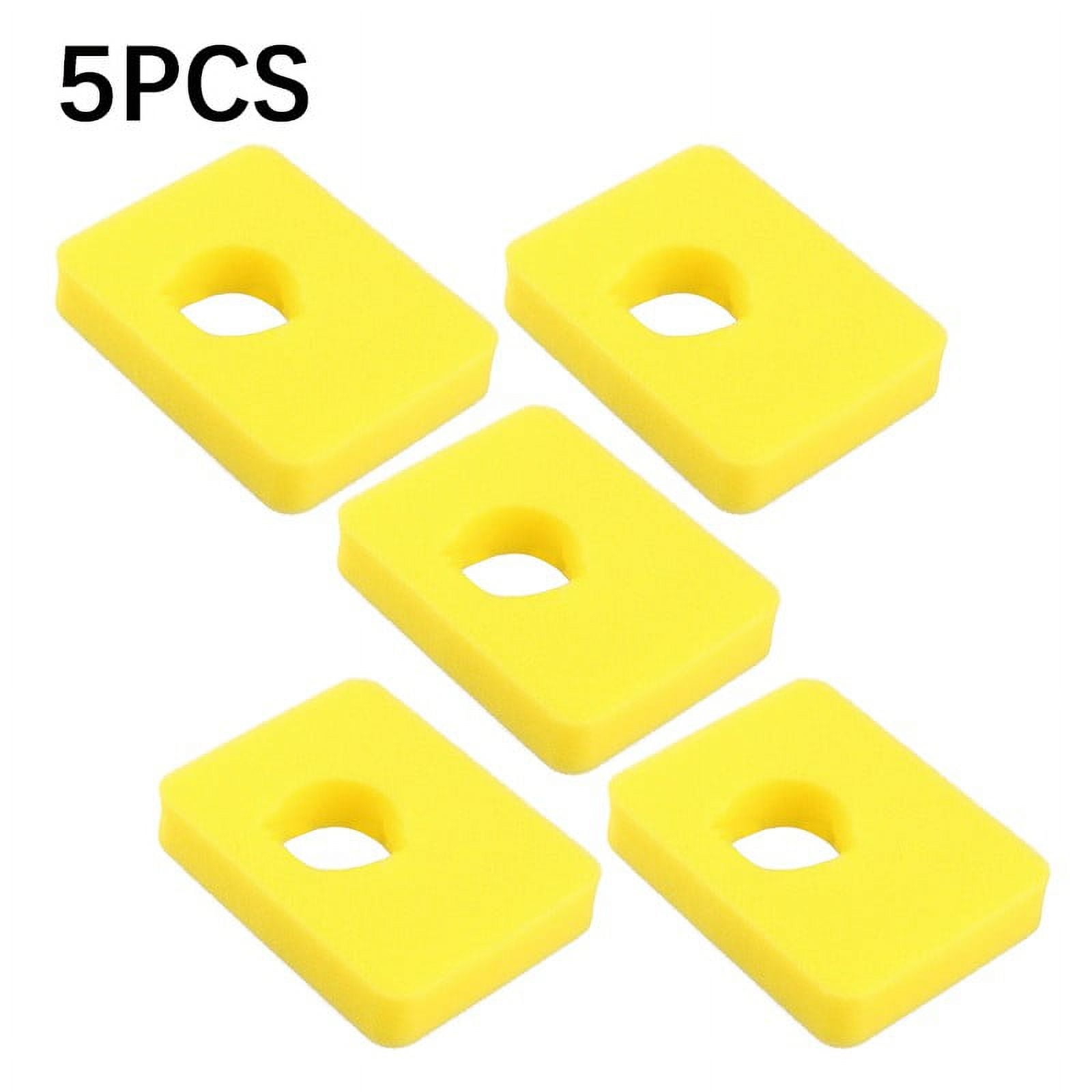 CHENGSI for Lawn Mower Air Filter 5-Pack Foam Replacement for 799579 5434 Engine Compatible with for 09P602 09P702 550e-550ex Series Oregon 30-183 102-573 Yellow