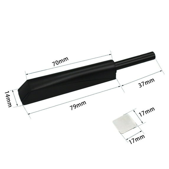 CHENGSI for Magnetic Push to Open Door Catch Latch Touch Release for Cabinet Drawer Cupboard Wardrobe Dresser Trash Can Medicine Cabinet Camper Sleek Handle-Free Design Black