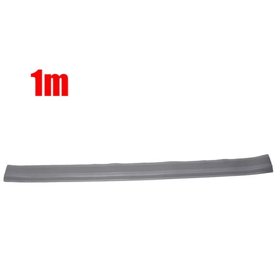 CHENGSI for PVC Stair Nosing Strip 100cm Anti-Slip Stair Edge Protector L-Shaped Corner Guard Rubber Angle Step Edge Safety Tread for Indoor Stairs Gray 50x25mm