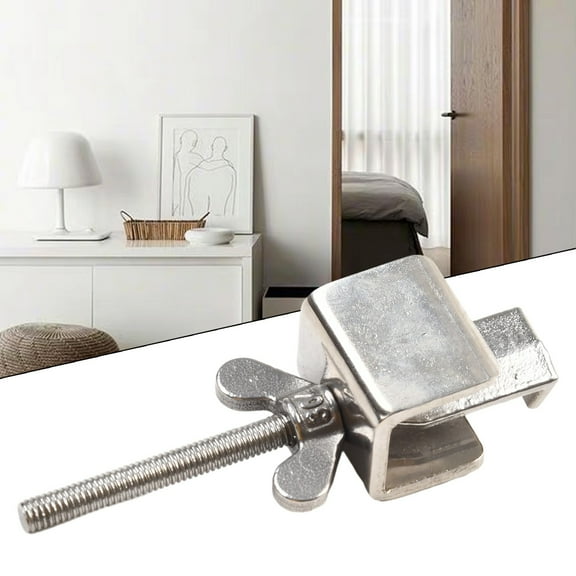 CHENGSI for Portable Door Lock Travel Security Device - Lightweight Stainless Steel Door Stopper for Hotel Home Self-Defense - Easy Install Safety Latch for Travelers Students Singles