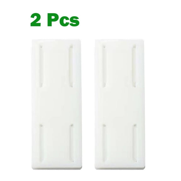 CHENGSI for Self-Adhesive Power Strip Holder & Extension Cord Organizer - Wall Mount Cable Management System for Kitchen, Bathroom, Office, Bedroom (2 Pack, White)