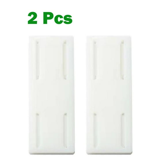 CHENGSI for Self-Adhesive Power Strip Holder & Extension Cord Organizer - Wall Mount Cable Management System for Kitchen, Bathroom, Office, Bedroom (2 Pack, White)