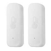 CHENGSI for Zigbee Temperature and Humidity Detector Sensor Compatible with for Tuya Smart Home Integration, Real-Time Alerts, Long-Lasting Battery, Flexible Installation for Indoor Use