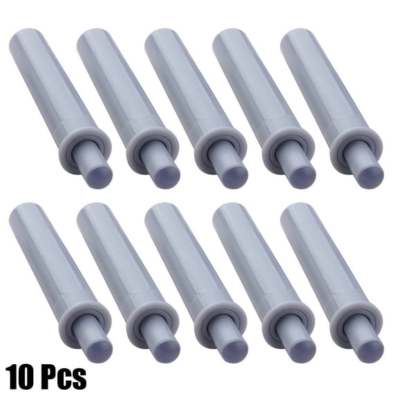 CHENGSI for Cabinet Door Damper Buffer Set 10 Pcs ABS Plastic Soft Close Drawer Cupboard Hinges Noise Reduction Furniture Protection Hardware Gray