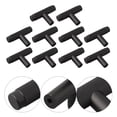 thumbnail image 1 of CHENGSI for Premium Aluminum Alloy T Bar Knobs for Kitchen Cabinet Doors Drawers Cupboards Modern Hardware Pull Handles Black 50mm Length 10 Pack, 1 of 9