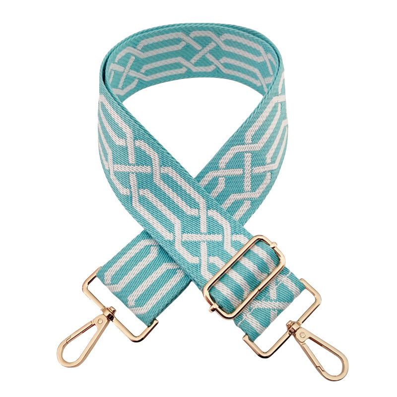 CHENHAINAN Handbag belt Colorful Jacquard Shoulder Strap Simple Women's