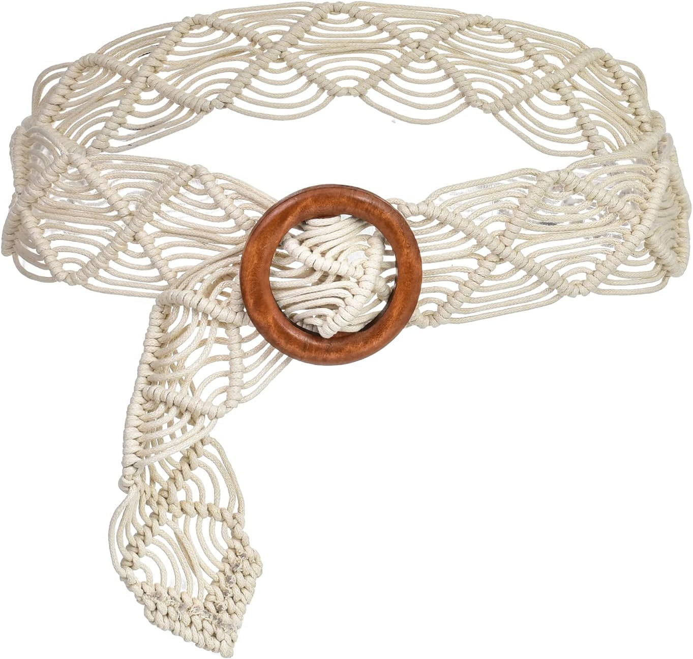 CHENHAINAN Women's Bohemian Style Rope Braid Waist Belt U33 - Walmart.com
